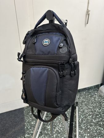 Kamera-Bag Schulter Rock schwarz blau guter Zustand 