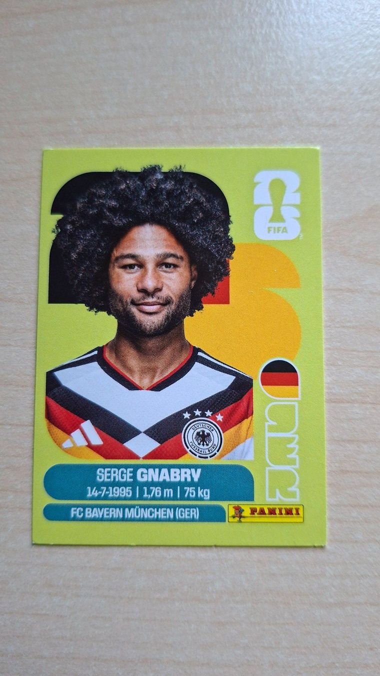 Panini Carte collezionabili: Panini WM 2026 Sticker GER 16 – Usato da Kernenried venduto da Dagobert_duck_