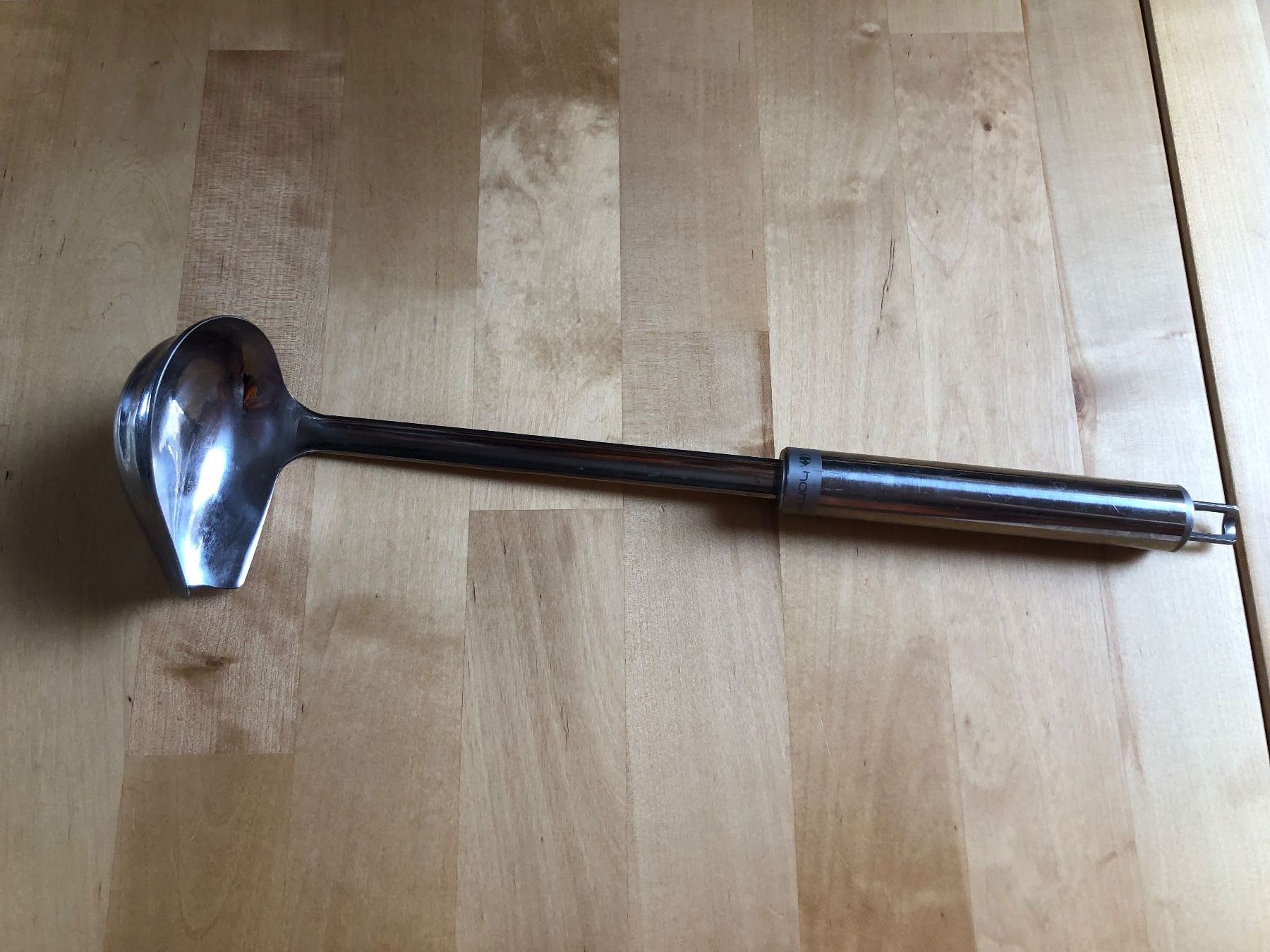 Cucchiai: CARREFOUR HOME Louche à bec en acier – Usato da St-Aubin FR venduto da Tiweety