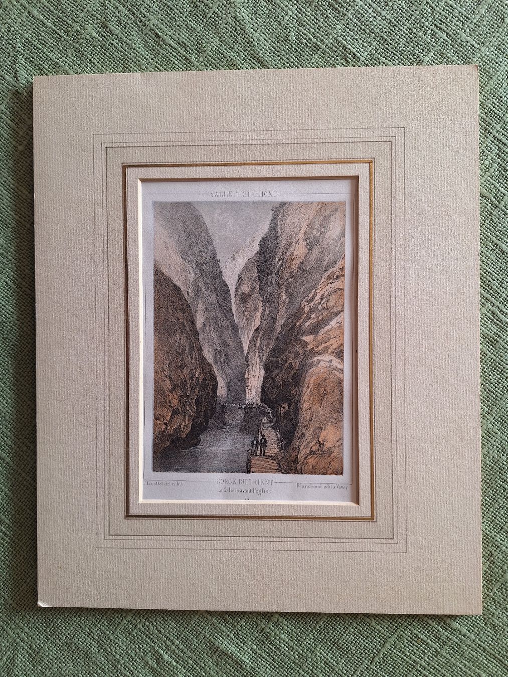 Stiche: GORGE DU TRIENT – Gebraucht aus Bevaix von bohrap 1