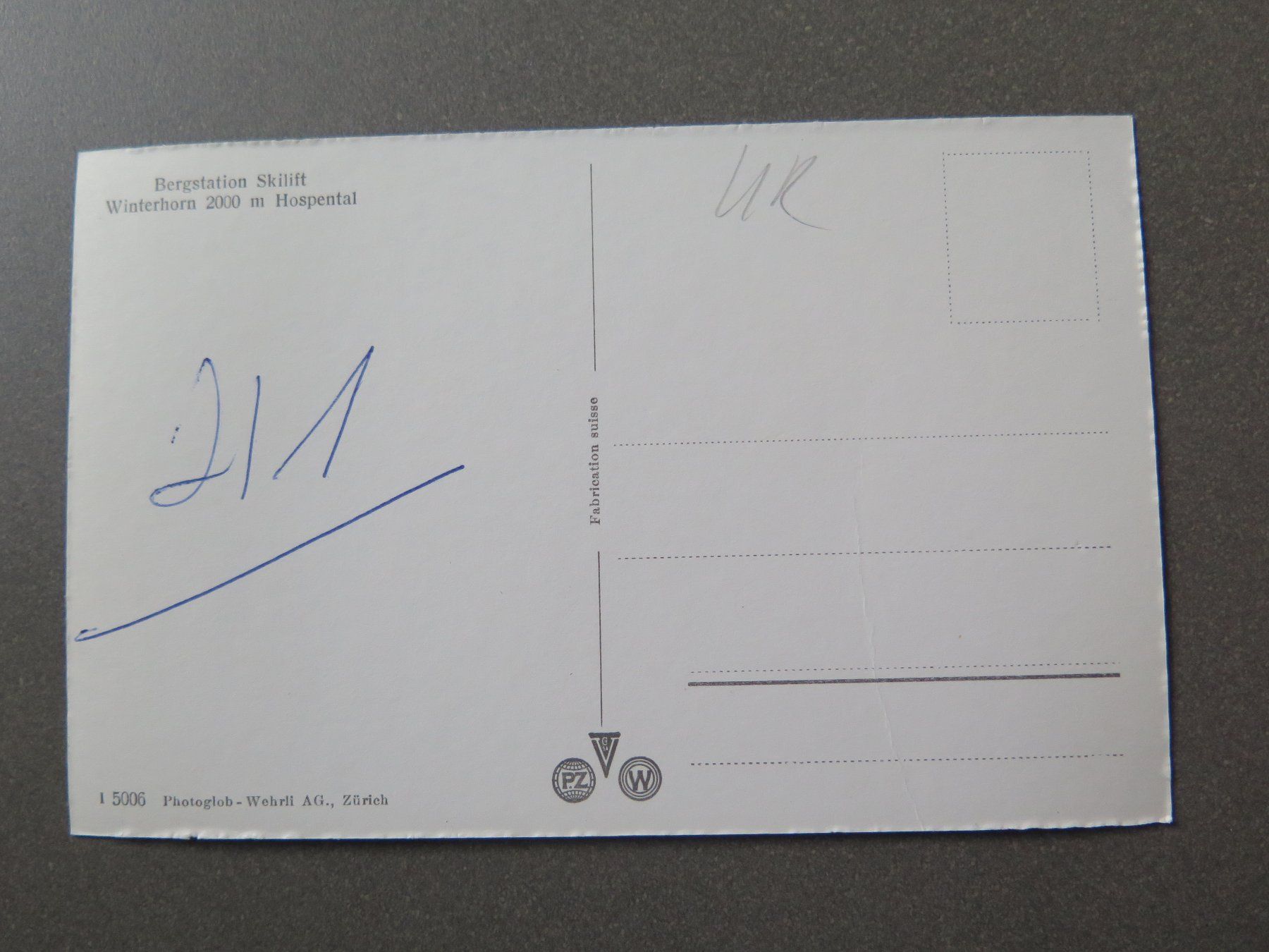 Cartoline postali: HOSPENTAL - BERGSTATION SKILIFT – Usato da Wittenbach venduto da lipasal 2