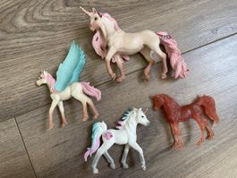 Schleich 4er Set Spielzeug Einhörner 