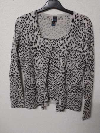 2 Teile, Strickjacke und Shirt Gr.L