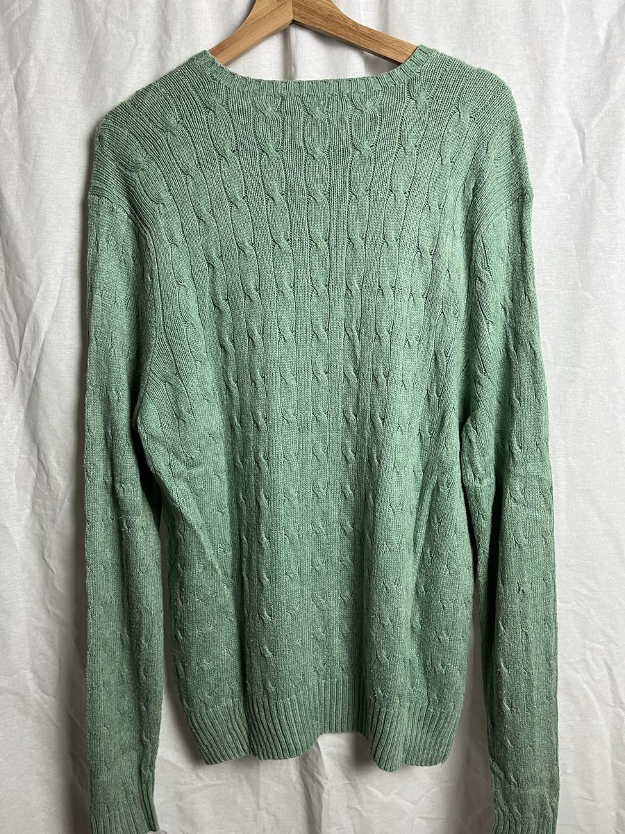 Ralph Lauren Pullover & Sweatshirts: Pull Ralph Lauren vert clair soie – Neu (gemäss Beschreibung) aus Les Avanchets von lunedeneige.shop 3