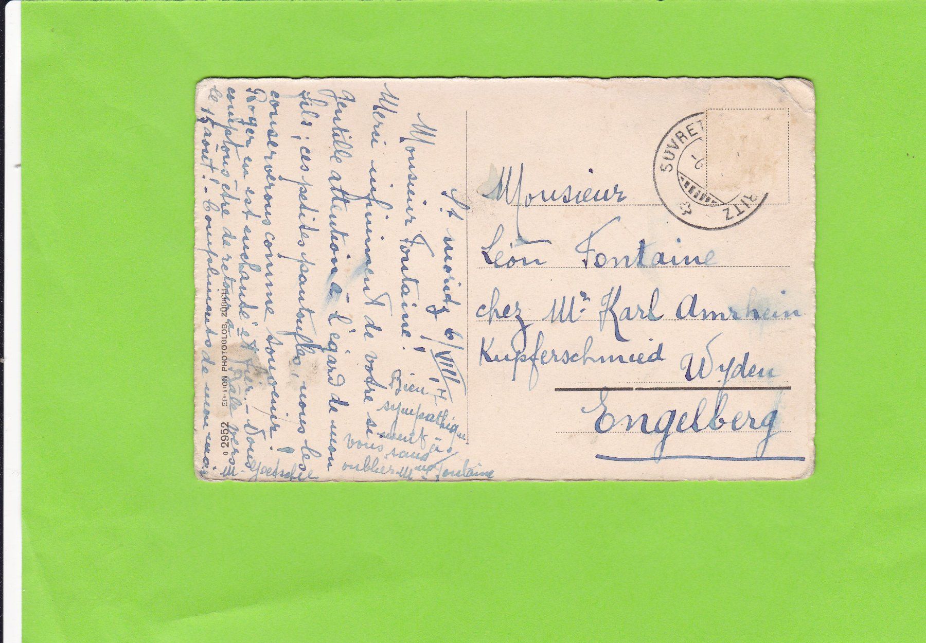 Cartoline postali: St. Moritz-Suvretta Haus – Usato da St. Peterzell venduto da neckertal 1