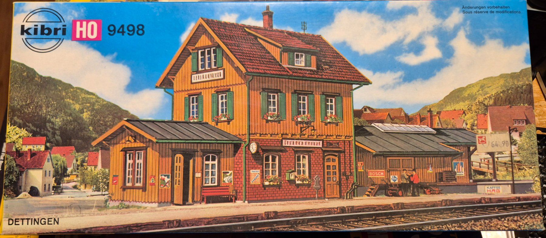 Kibri Modellini di ferrovie: Bahnhof Dettingen – Nuovo (secondo la descrizione) da Nendeln venduto da dresinle