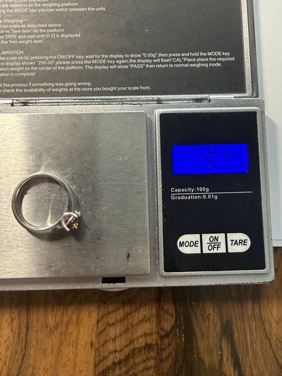 Ringe: Diamonfire Ring Silber 925 brauner Stein Grösse 60 – Gebraucht aus Rheineck von UhrenReinhardt 3