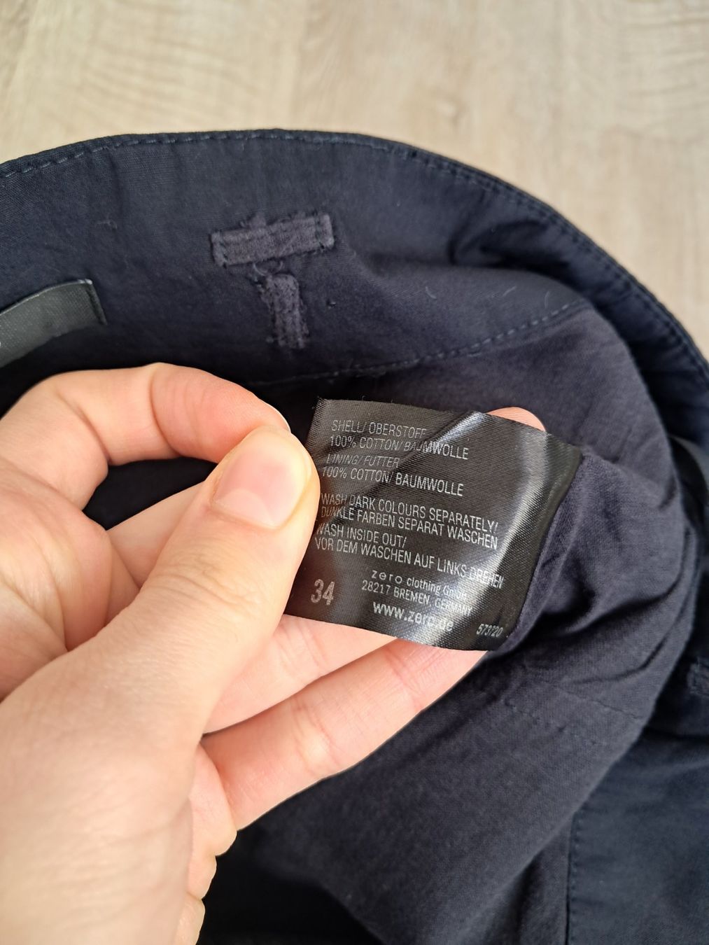 Kleider: Zero Sommerkleid, Grösse 34, Dunkelblau, Blumenmuster – Gebraucht aus Basel von liz_nqr9 2