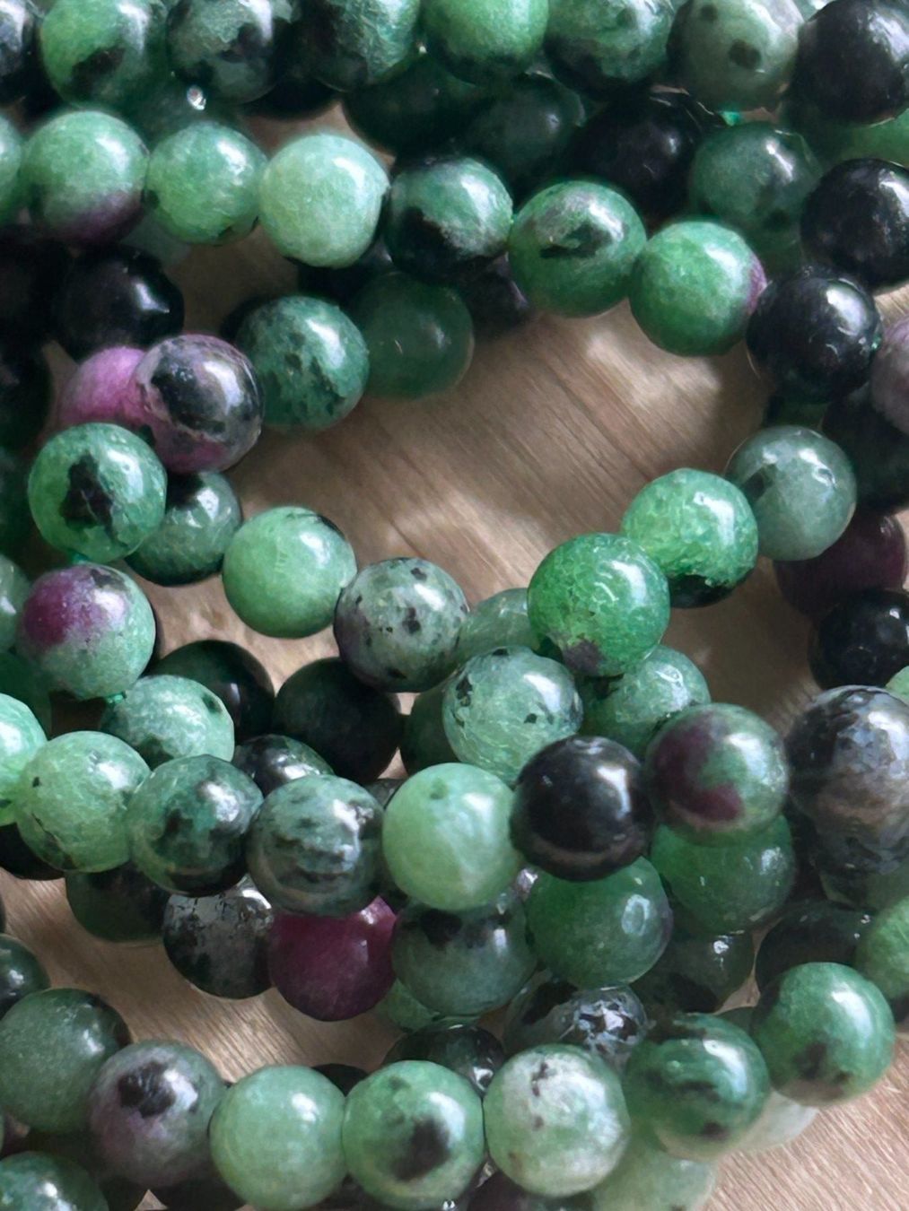 Edelsteine: Strang echte Epidot beads 4 mm – Neu und originalverpackt aus Niederrohrdorf von Ytobi 2