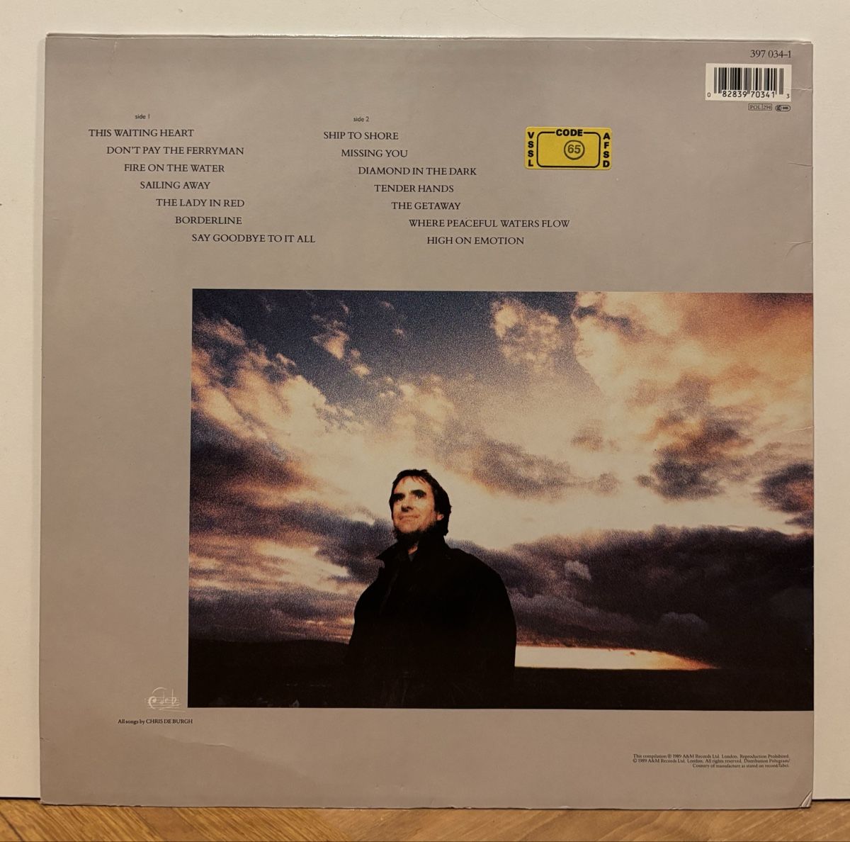 Dischi in vinile: Chris de Burgh - Spark to a Flame LP EX/EX – Usato da Neuchâtel venduto da Deivid2 5