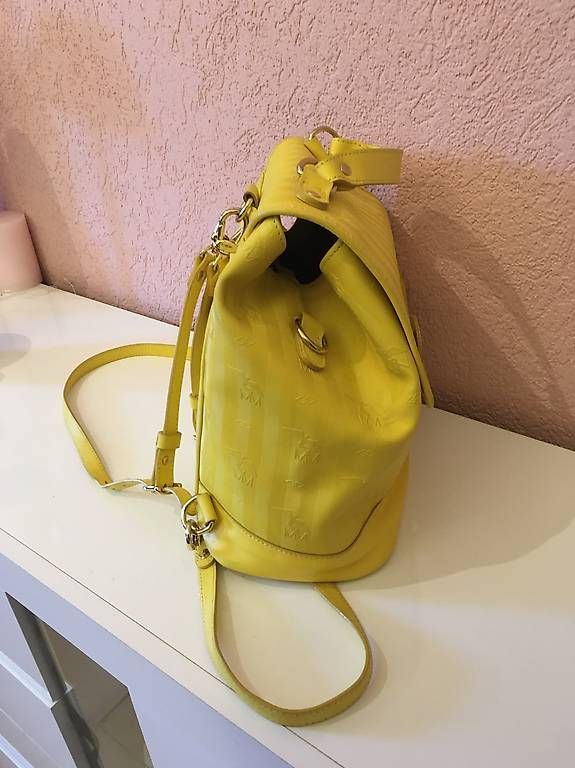 Maison Mollerus Zaini: Maison Mollerus Rucksack Menusio Sonnengelb – Usato da Hofstetten SO venduto da Brigitte55 3