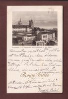 LAUSANNE - Université et Cathédrale - 1924 Bonne Année