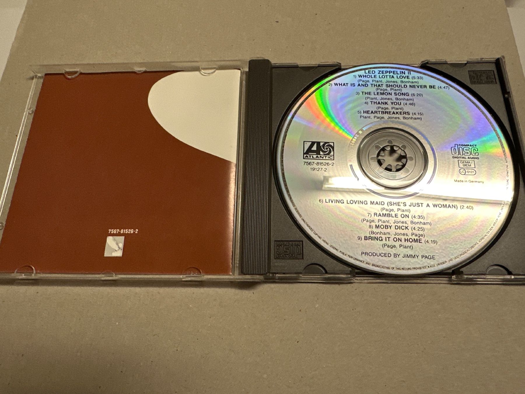 CD: Led Zeppelin – Led Zeppelin II – Usato da Wabern venduto da fri_t6kq 2