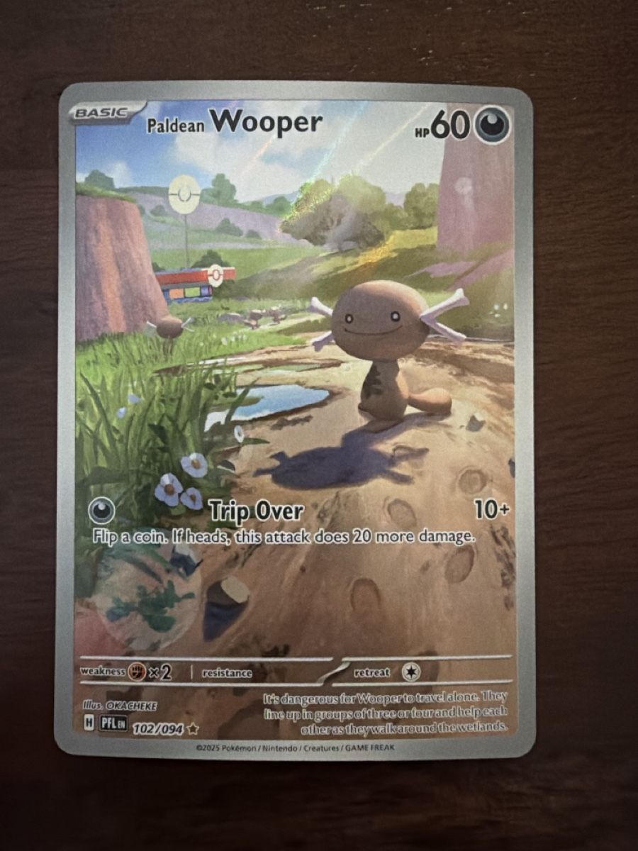Pokémon Carte collezionabili: Paldean Wooper (PFL 102) – Nuovo (secondo la descrizione) da Emmenbrücke venduto da Pack_Ripper