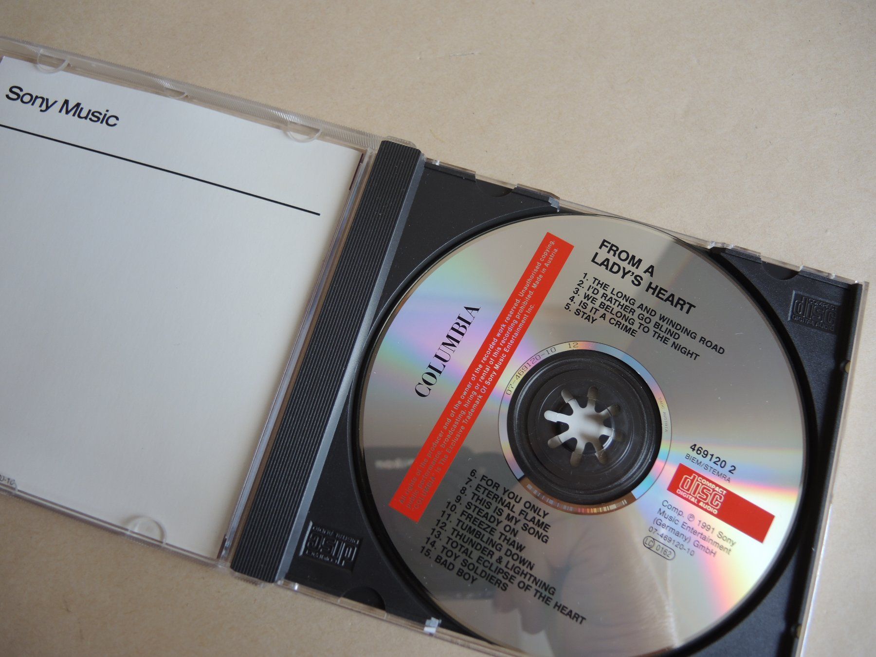 CDs: CD From a Lady's Heart - Bangles SADE Alison Moyet Estefan – Gebraucht aus Rorschach von Pop-upBrocki 1
