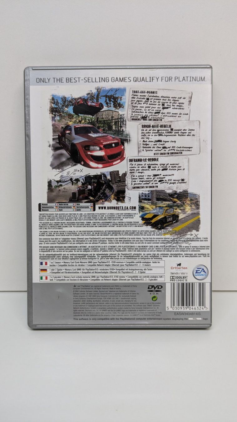 Giochi: Burnout Sammlung für PlayStation 2 – Usato da Menziken venduto da mame18 4
