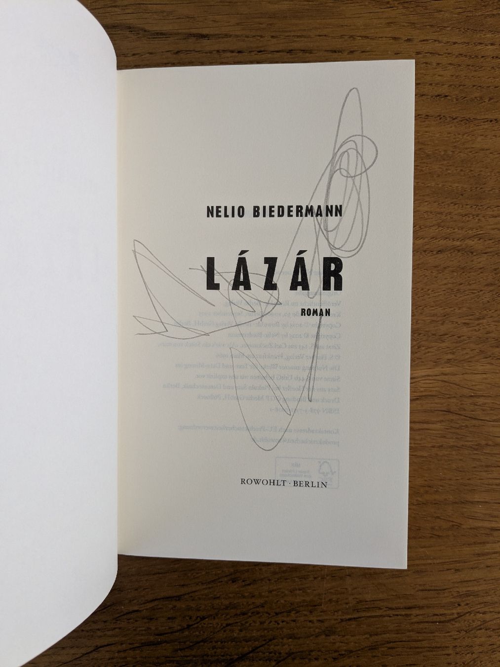 Livres: Nelio Biedermann LAZAR  – D'occasion à Wohlen AG par merkur0300 1