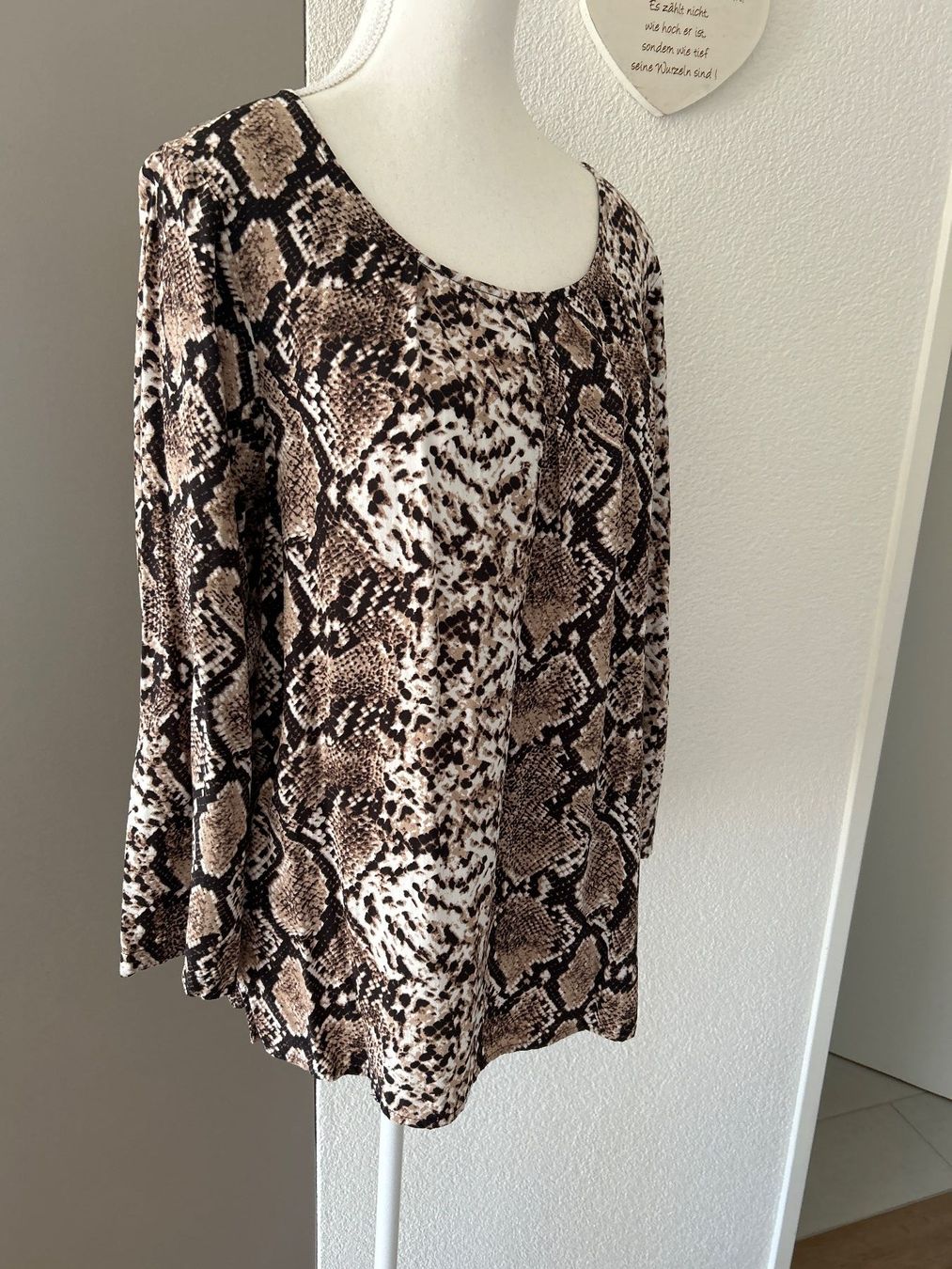Camicette: Langarm Blusenshirt mit Muster  von bpc selection Gr. 42 – Usato da Brunnen venduto da Nala2929 1