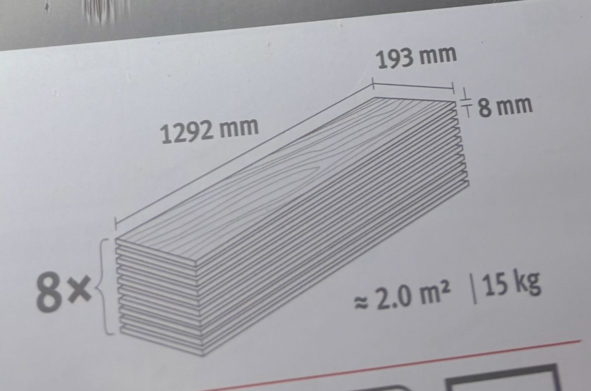 Rivestimenti per pavimenti: Laminat, Eiche natur, 11 Packungen, neu. – Nuovo e nell'imballaggio originale da Wil ZH venduto da Chinchinx 5