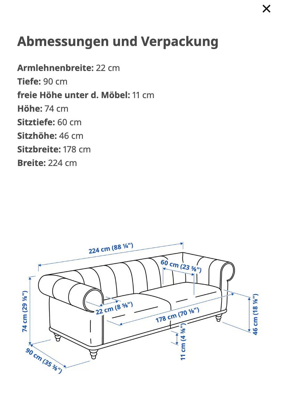 Divani: IKEA Viskafors Braun Leder 3-Sitzig Sofa – Usato da Bern venduto da nic_k9sl 1