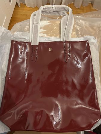 Victoria's Secret Tasche (Tote Bag), rot, glanz, neu