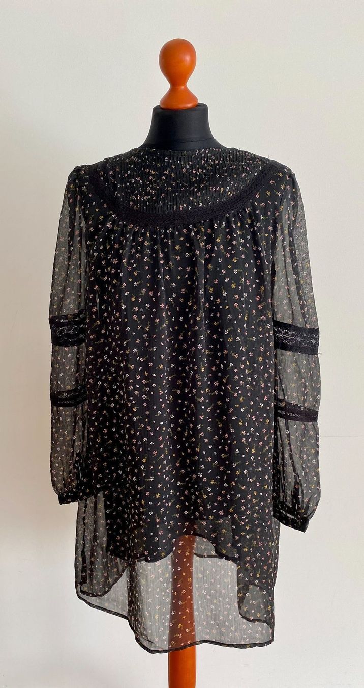 C&A Kleider: Herbstkleid Chiffon Blümchenmuster / 34 – Neu (gemäss Beschreibung) aus Hergiswil NW von Labello01