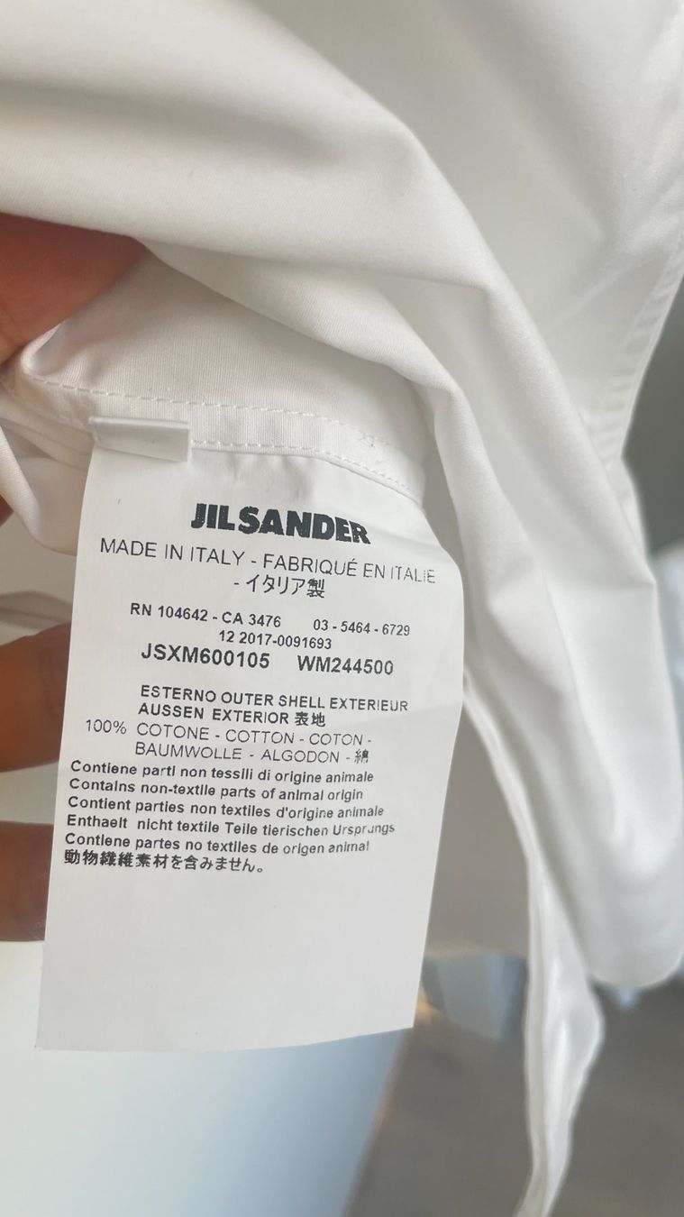 Jil Sander Blusen: Jil Sander "Tuesday" Hemd Weiss – Gebraucht aus Zürich von BaharB 5