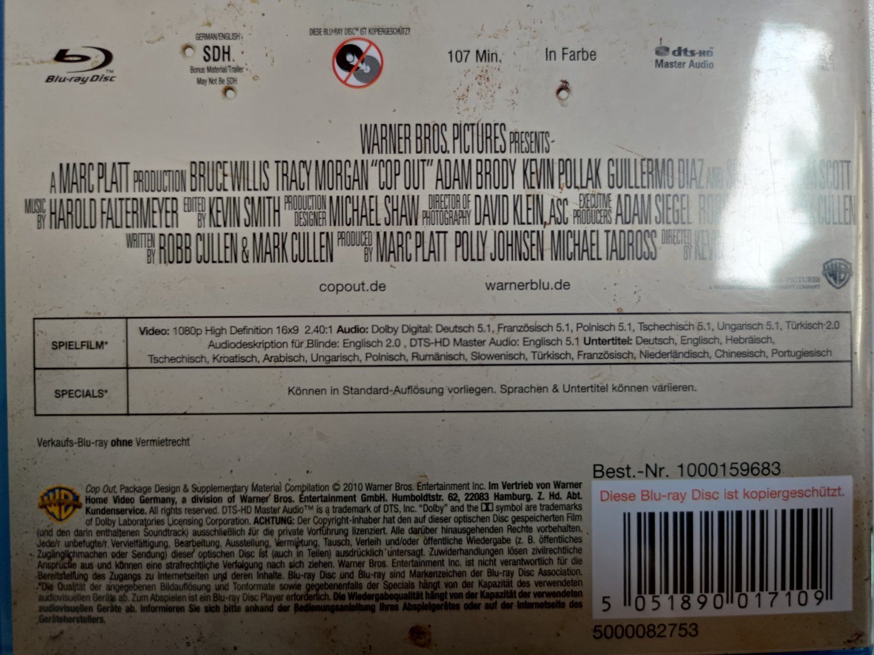 Alle DVDs: Copout - Geladen und entsichert – Gebraucht aus Liestal von Kratzilla 3