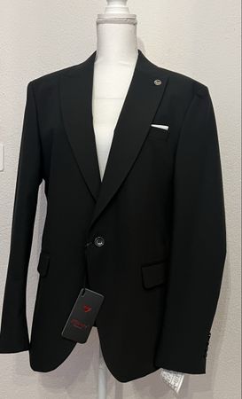 Herren Anzug Carpin schwarz Slim Fit Grösse 52 neu