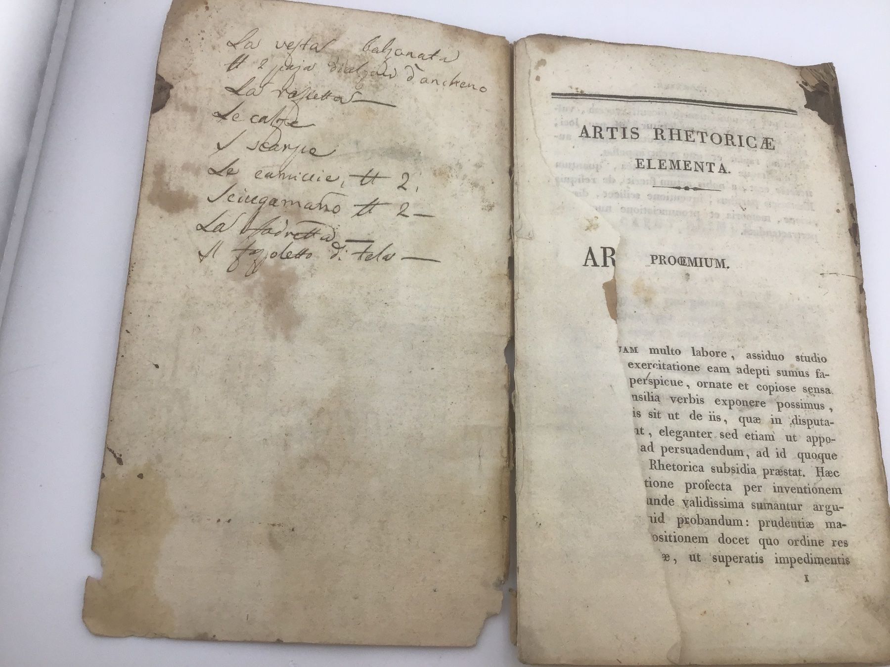 Livres: Artis rhetorice elementa pars altera – Défectueux à Nods par loredana18 1