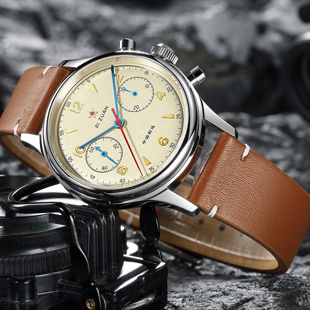 Orologi: Red Star 1963 Chronograph 38mm Saphirglas – Nuovo e nell'imballaggio originale da Suhr venduto da sjay.Cv 2