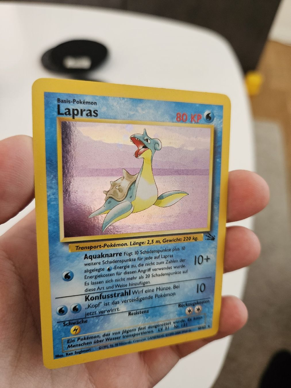 Pokémon Carte collezionabili: Pokemon Lapras Holo Fossil Set – Usato da Baar venduto da phi_6xdh 1