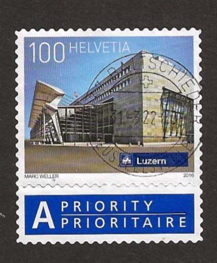 Tous les timbres: 2016 Z 1607A Gebraucht – D'occasion à Susten par lmf_98wh