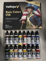 Vallejo Farben Set Airbrush Zubehör Konvolut gebraucht 