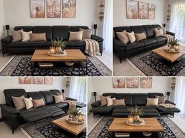 Leder Sofa hochwertig mit elektr. Relax Funktion