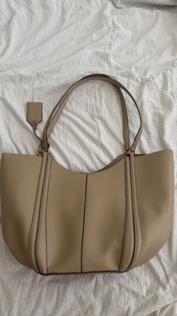Tasche beige neu mit Innentasche