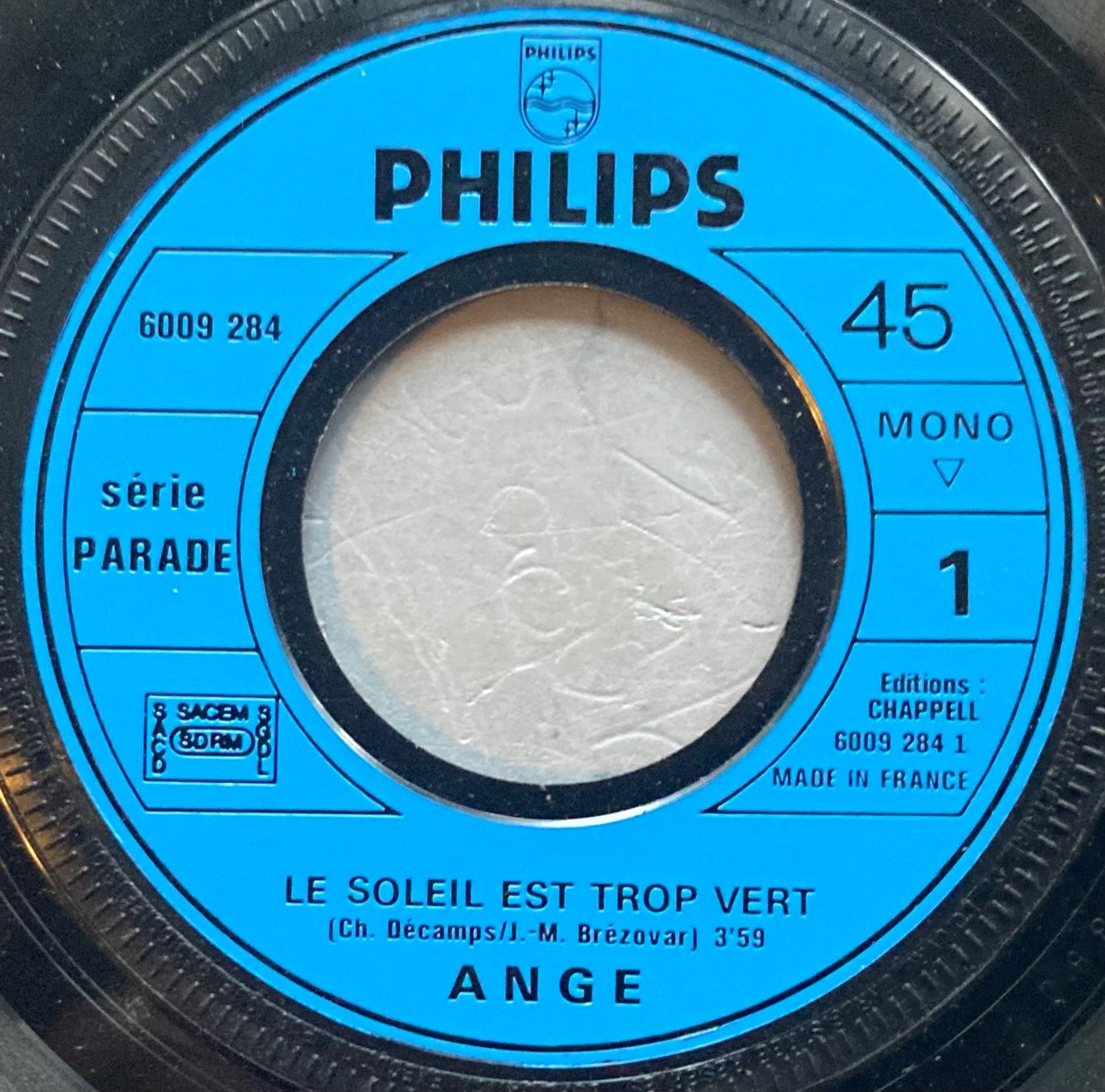 Dischi in vinile: ANGE - LE SOLEIL EST TROP VERT – Usato da Poliez-Pittet venduto da Newtown-Records 2