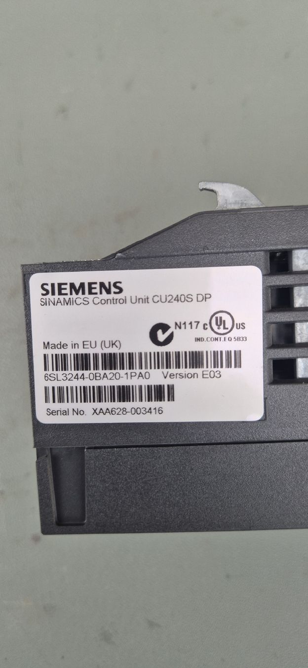 Siemens Convertitori: SIEMENS SINAMICS CONTROL UNIT – Usato da Berlens venduto da ETE68 1