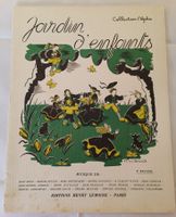 Noten Jardin d'enfants, Ed Henry Lemoine, Klavier Vintage