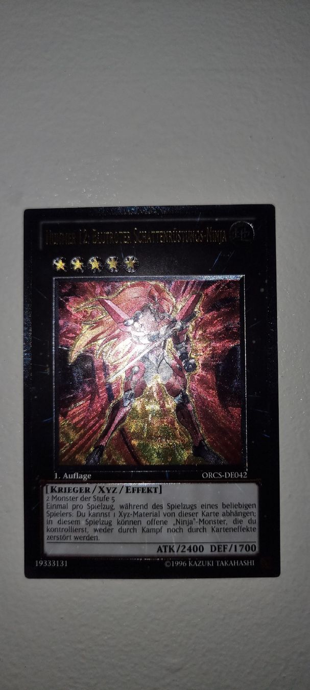 Karten: yugioh Nummer 12: Blutroter – Gebraucht aus Suhr von qkr_62qb