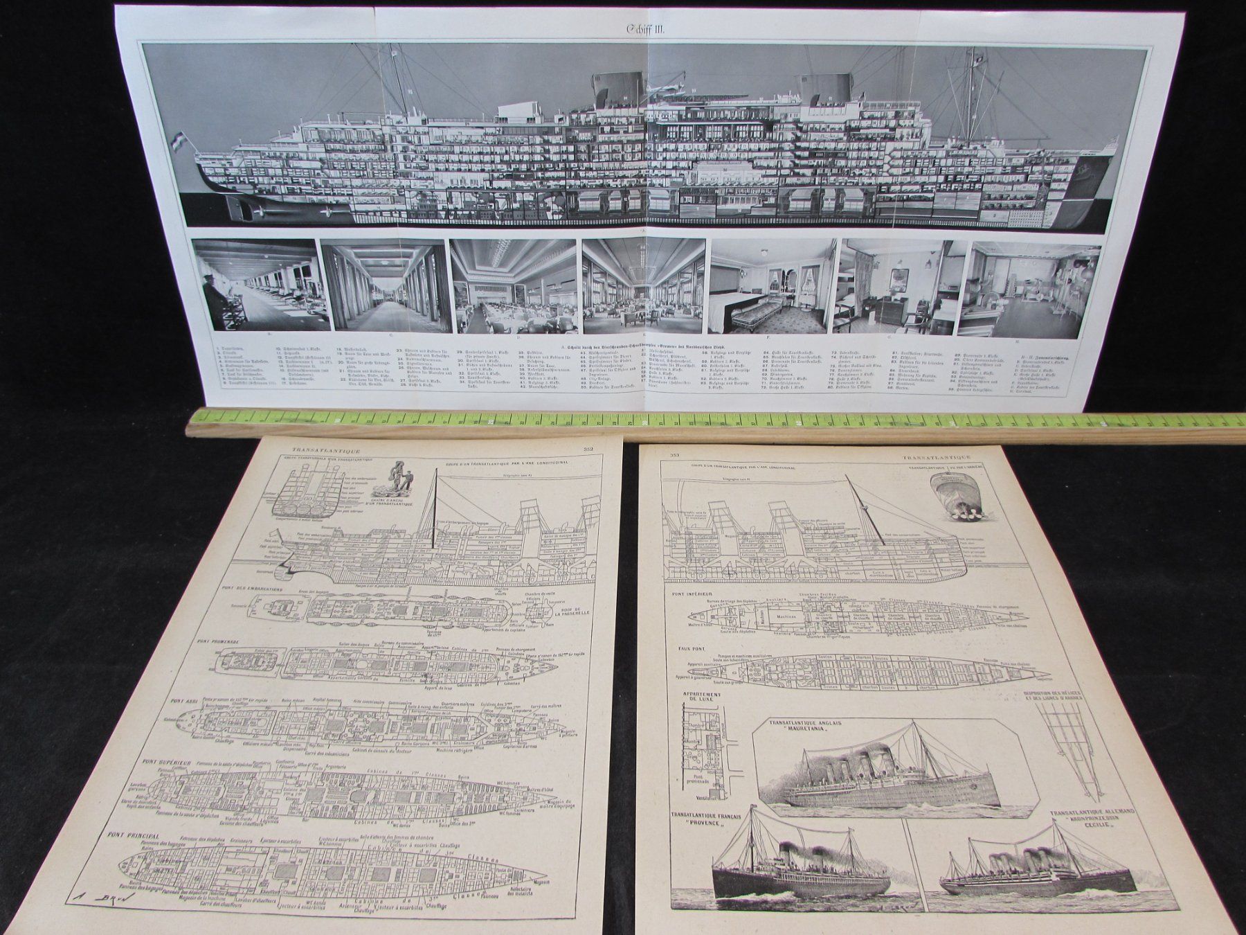 Grafiken & Lithographien: Lot Schiffe/Nautik, 1900 – Gebraucht aus Walchwil von Shells1 4