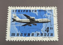 Ungarn 1977 Flugzeug briefmarke