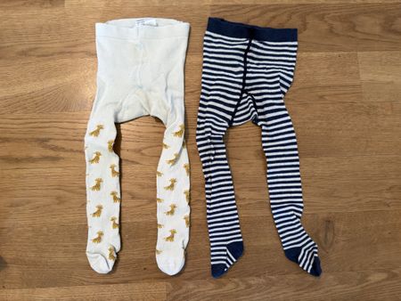 2 Stk. H&M Baby-Strumpfhose, Gr. 62/68