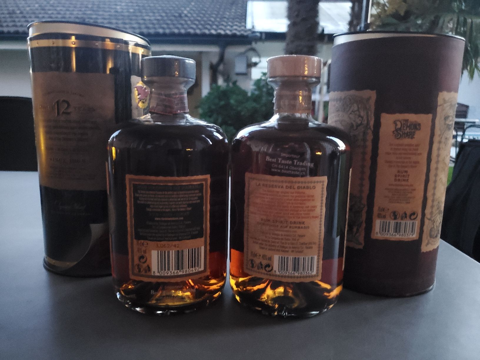 Bevande alcoliche: The Demon's Share Original Rum + 12 Jahre Rum – Nuovo e nell'imballaggio originale da Waltenschwil venduto da Andy.Z01 2
