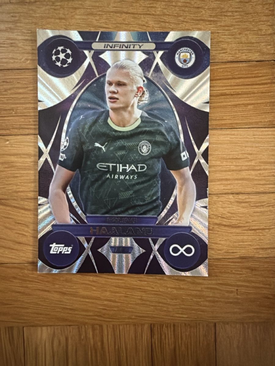 Carta Topps Match Attax Erling Haaland Man City Infinity (Nuovo ...