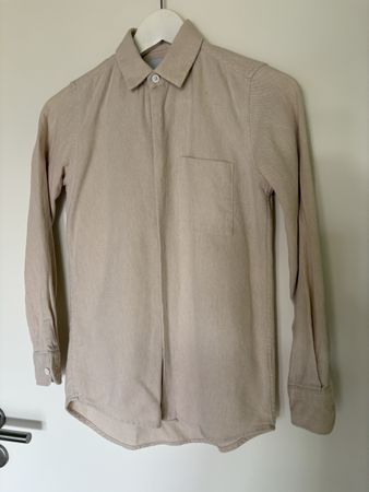 Hemd XS slimfit - 100% Organic Cotton hellbeige