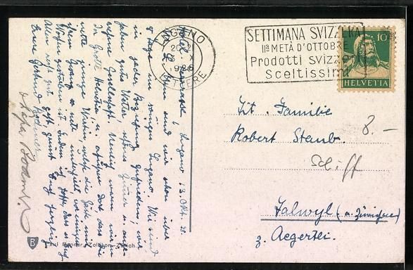Cartoline postali: Gandria /Lago di Lugano, Panorama e Mont – Usato da Berlin venduto da bartko-reher 1