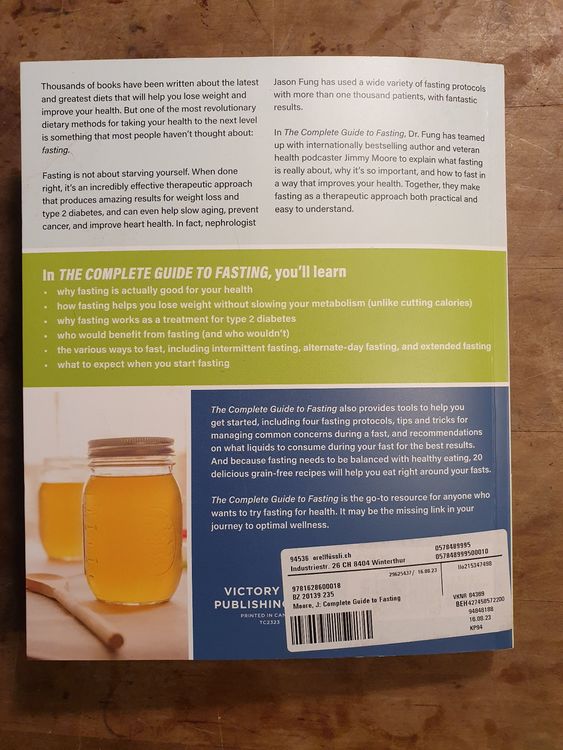 The complete guide to fasting jason fung jimmy moore kaufen auf