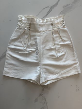 TRUE DECADENCE Damen Shorts Weiss Grösse S, High Waist