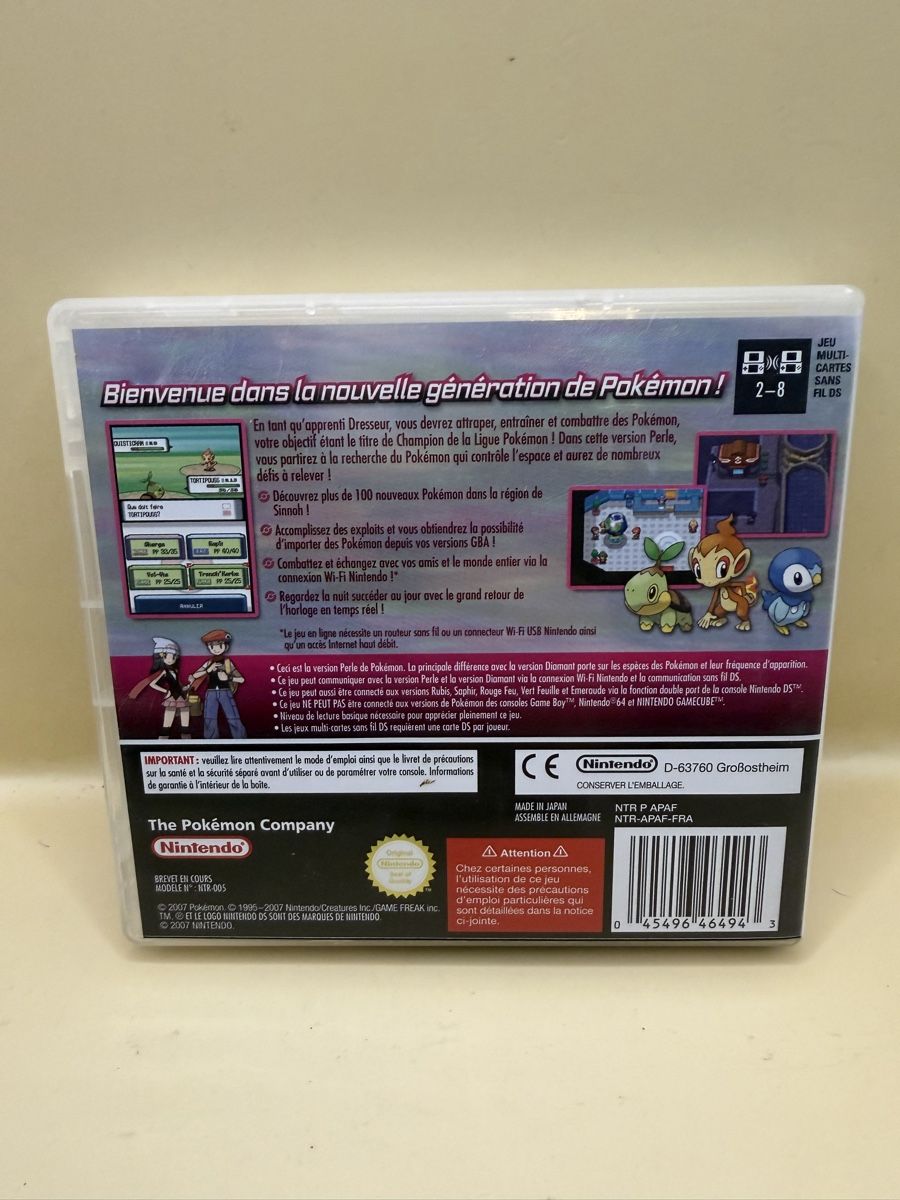 Pokémon Giochi: Pokémon Version Perle Nintendo DS – Usato da Lausanne venduto da chi_rwy5 1